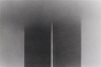 WOLF VON DEM BUSSCHE (1934-2014) A suite of 12 atmospheric photographs of the World Trade Center and Washington Square, N.Y. 1976.